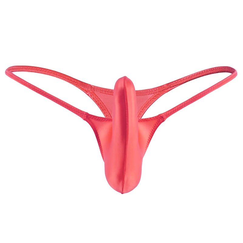 Glossy Low - Rise Men's G - String - WOWihte