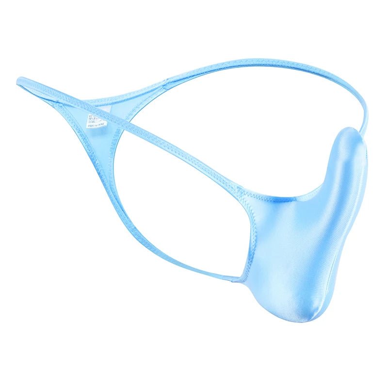 Glossy Low - Rise Men's G - String - WOWihte