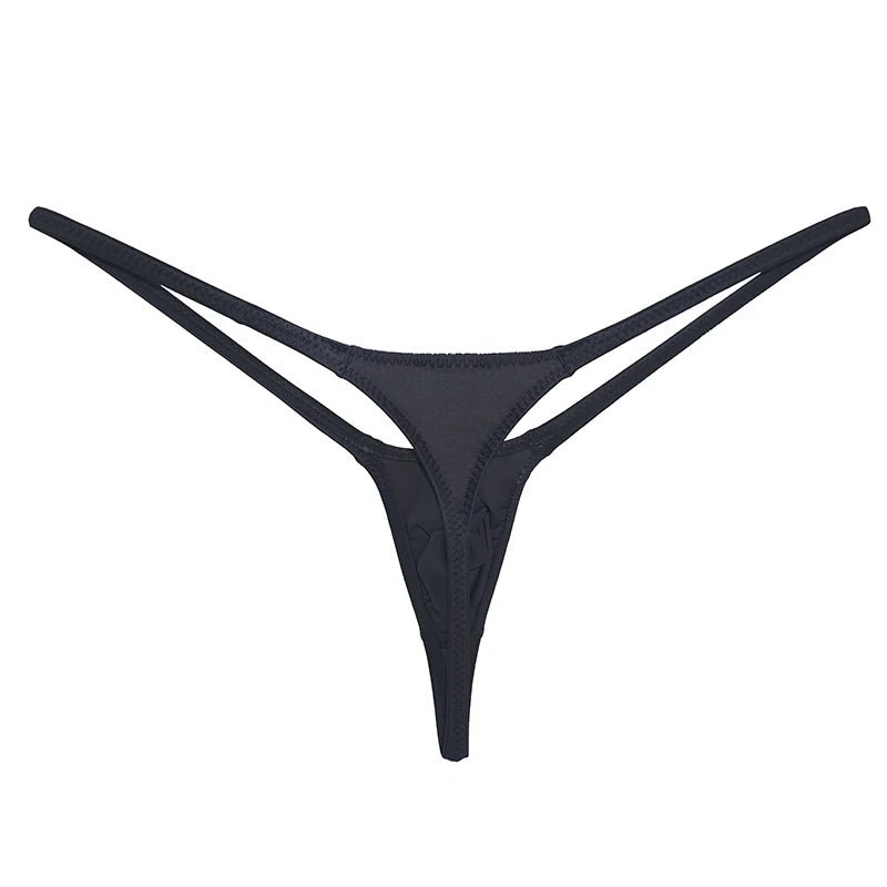 Glossy Low - Rise Men's G - String - WOWihte