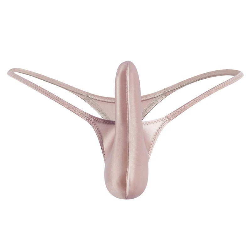 Glossy Low - Rise Men's G - String - WOWihte