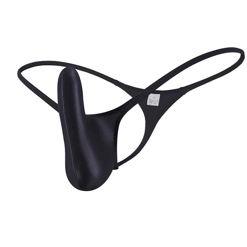 Glossy Low - Rise Men's G - String - WOWihte