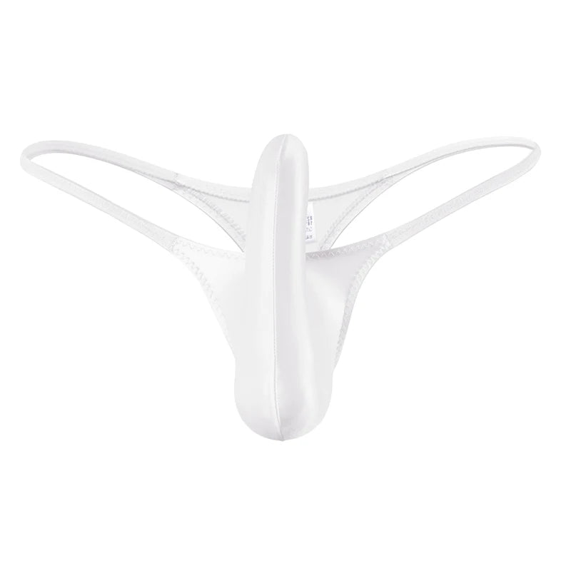 Glossy Low - Rise Men's G - String - WOWihte