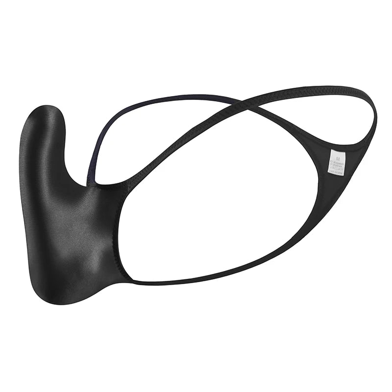 Glossy Low - Rise Men's G - String - WOWihte