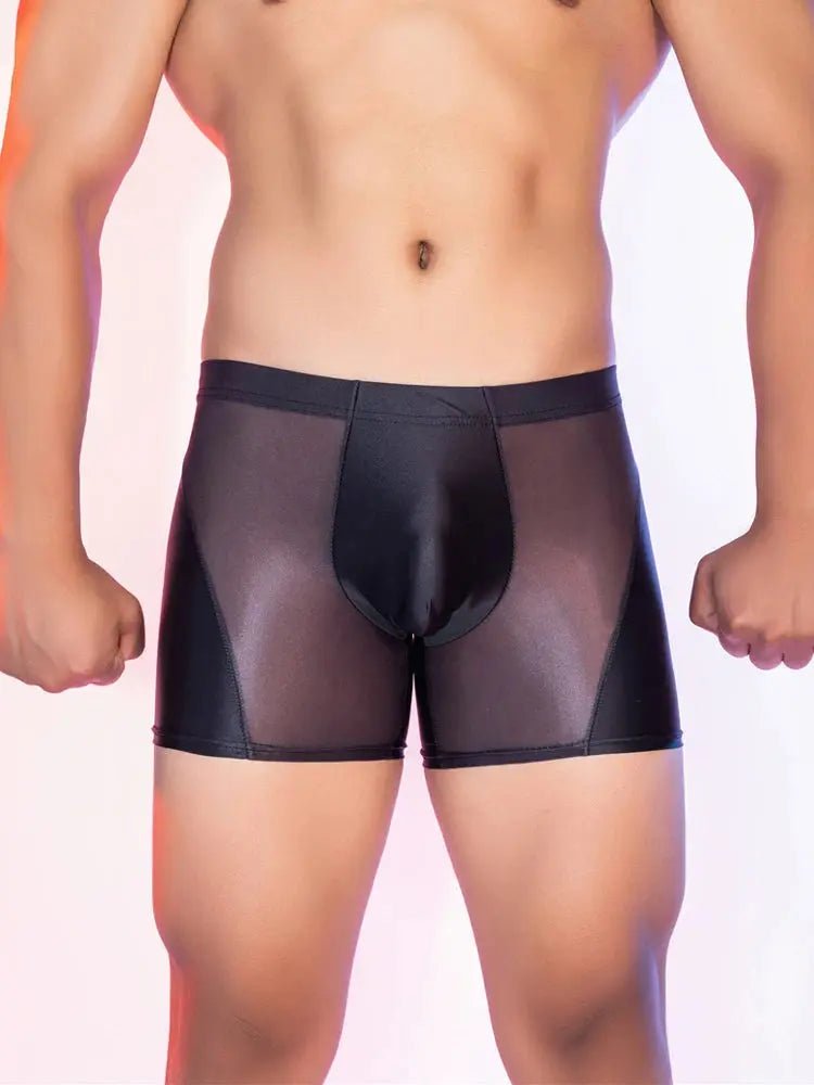 Glossy Shaper Boxer Briefs - WOWihte