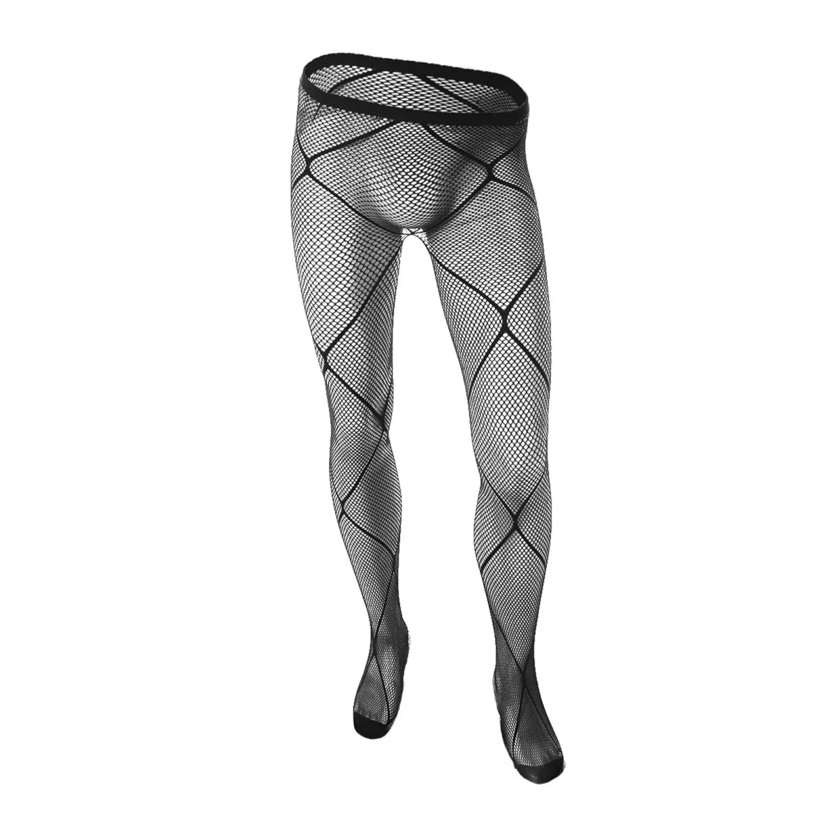 Gothic Black Fishnet Mesh Tights - WOWihte