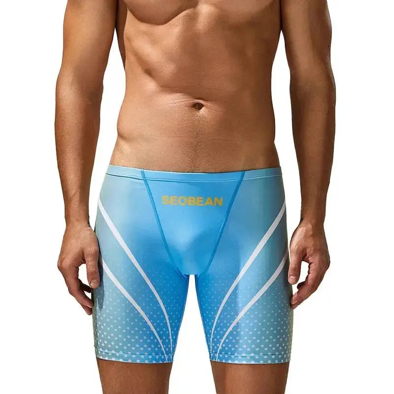 Gradient Vortex Swim Boxers - WOWihte