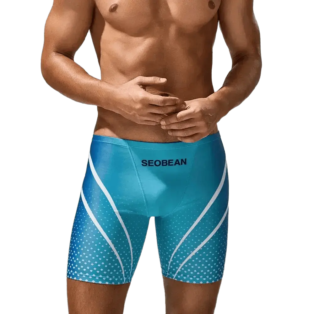 Gradient Vortex Swim Boxers - WOWihte
