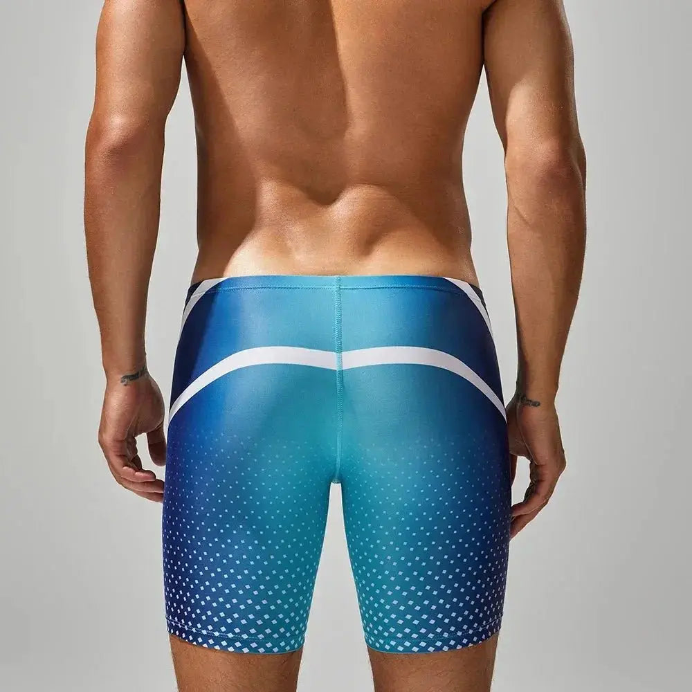 Gradient Vortex Swim Boxers - WOWihte