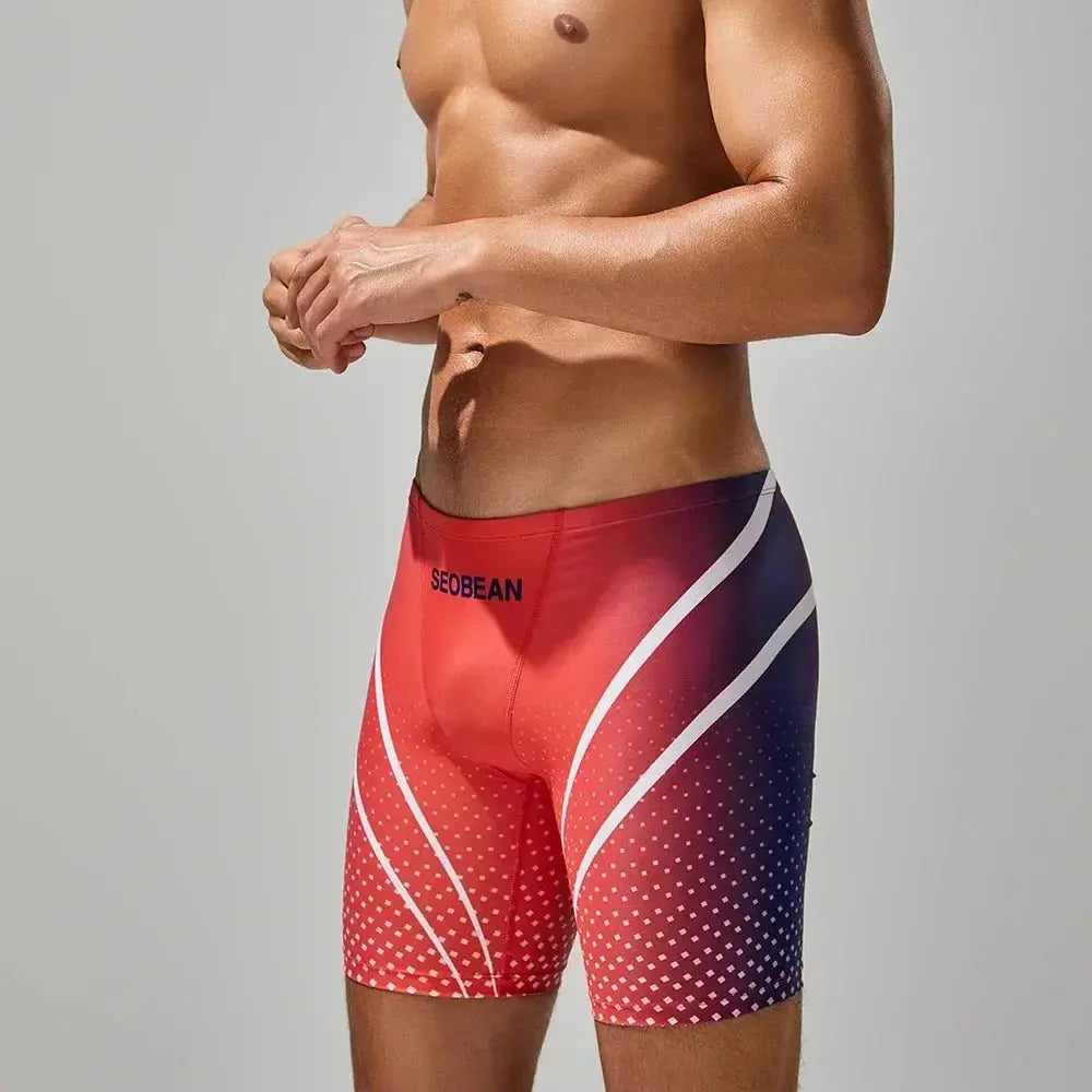 Gradient Vortex Swim Boxers - WOWihte