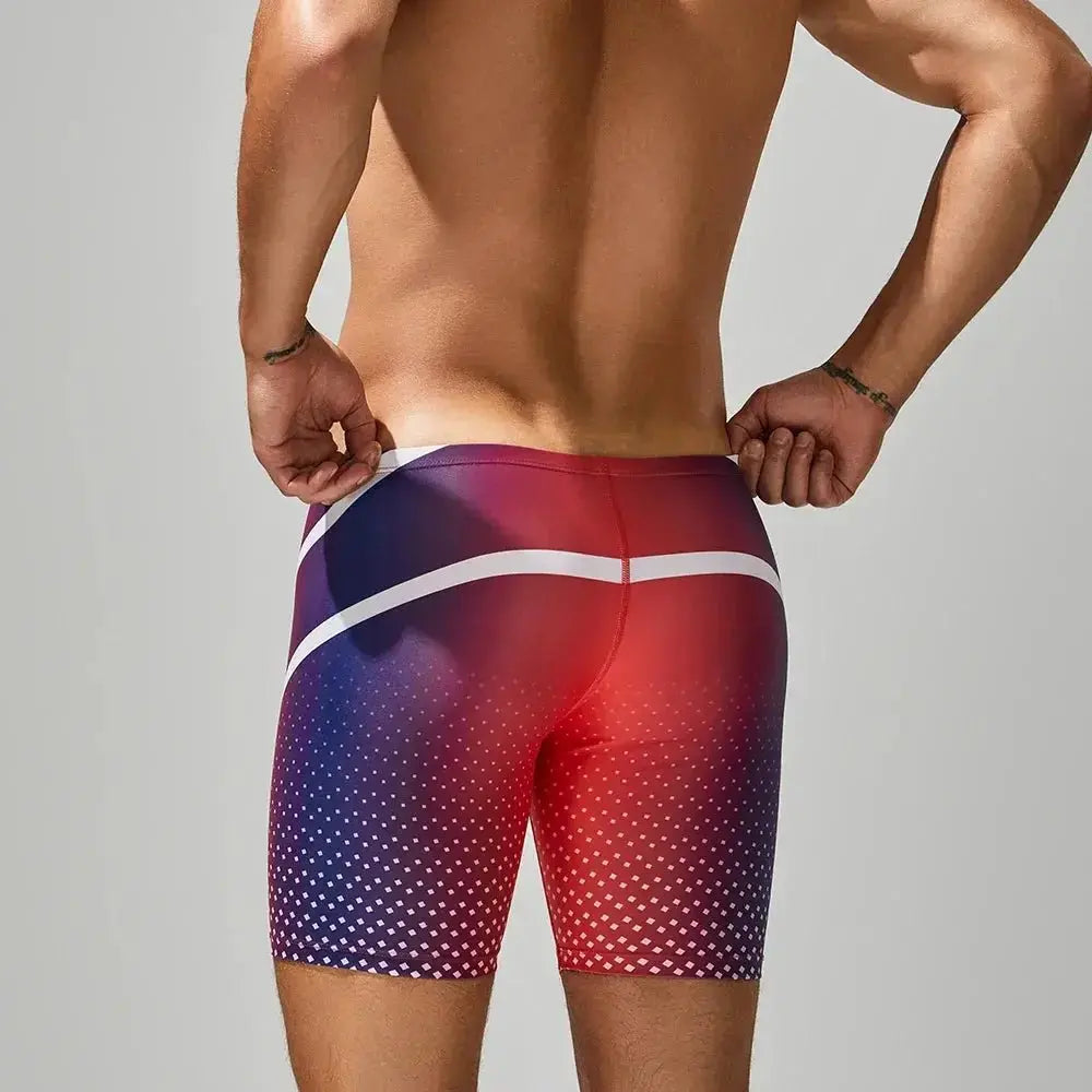 Gradient Vortex Swim Boxers - WOWihte