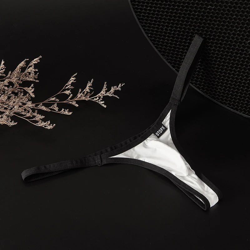 GTOPX Ultra - Thin Men's Mesh Thong - WOWihte