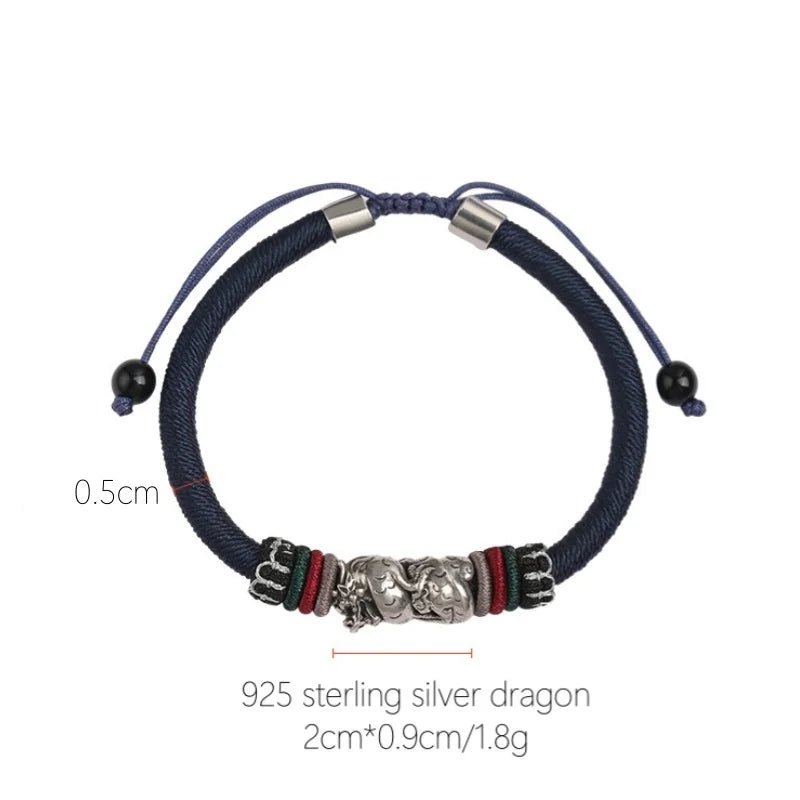 Handmade 925 Sterling Dragon Bracelet - WOWihte