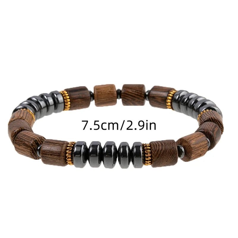 Handmade Black Hematite Bracelet - WOWihte