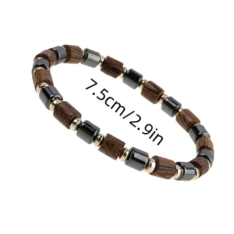 Handmade Black Hematite Bracelet - WOWihte