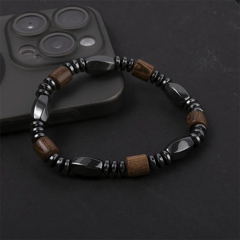 Handmade Black Hematite Bracelet - WOWihte