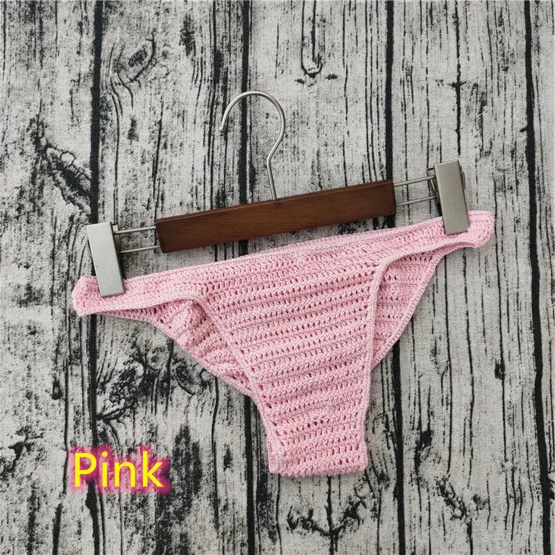 Handmade Crochet Beach Thong - WOWihte
