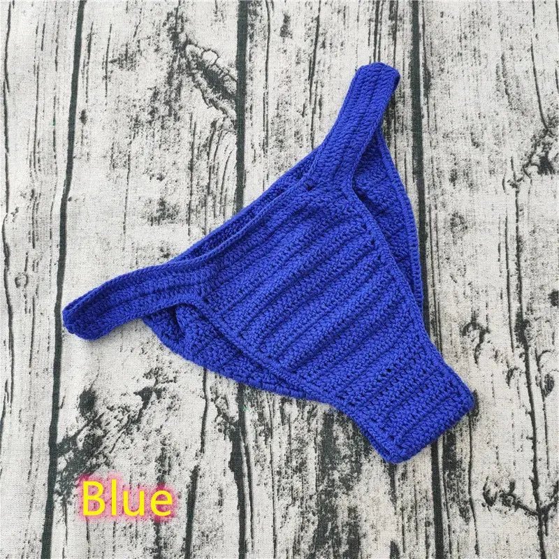 Handmade Crochet Beach Thong - WOWihte