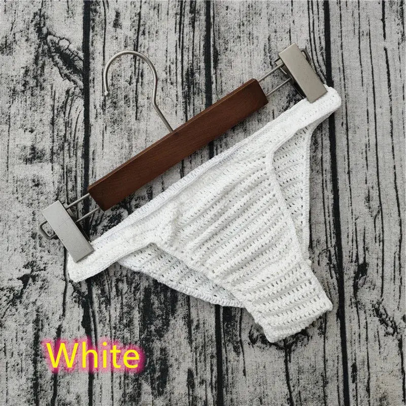 Handmade Crochet Beach Thong - WOWihte