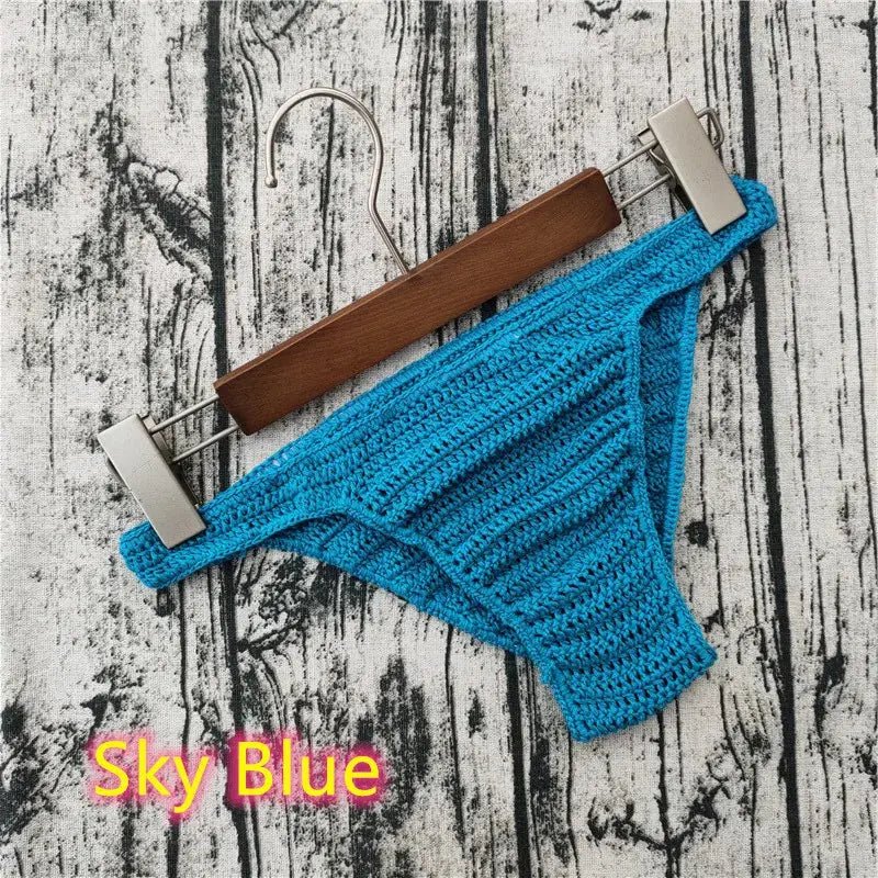 Handmade Crochet Beach Thong - WOWihte
