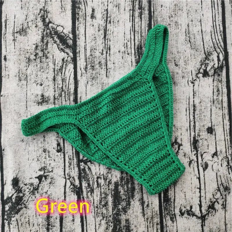 Handmade Crochet Beach Thong - WOWihte