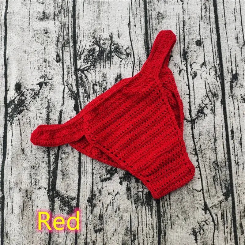 Handmade Crochet Beach Thong - WOWihte