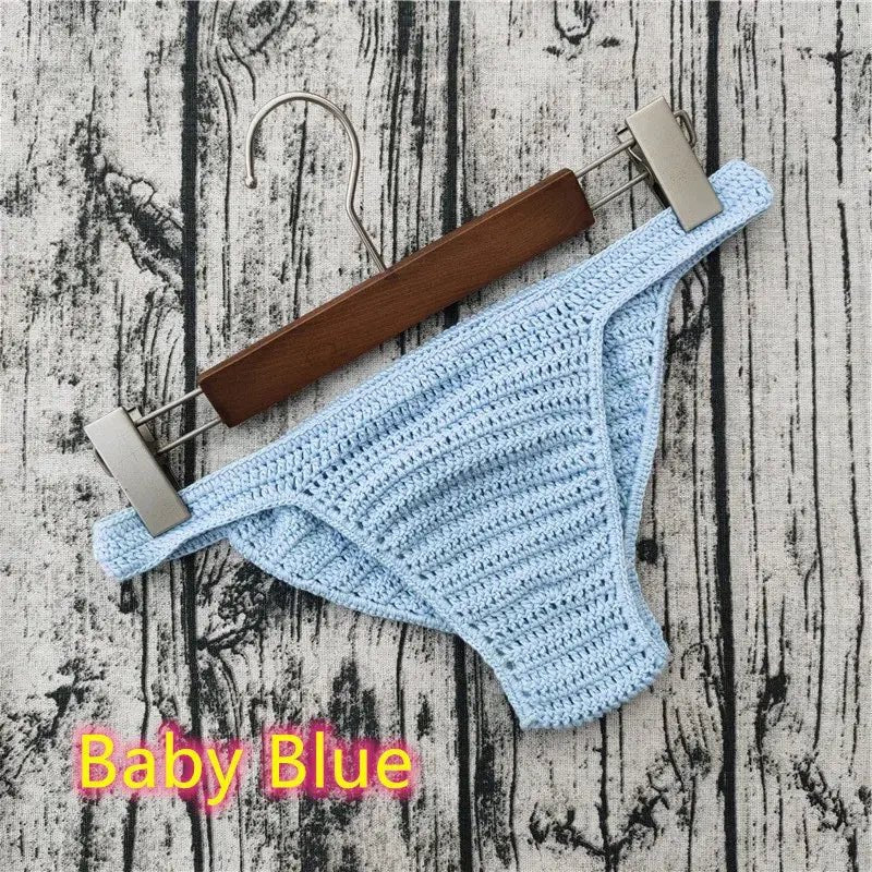 Handmade Crochet Beach Thong - WOWihte
