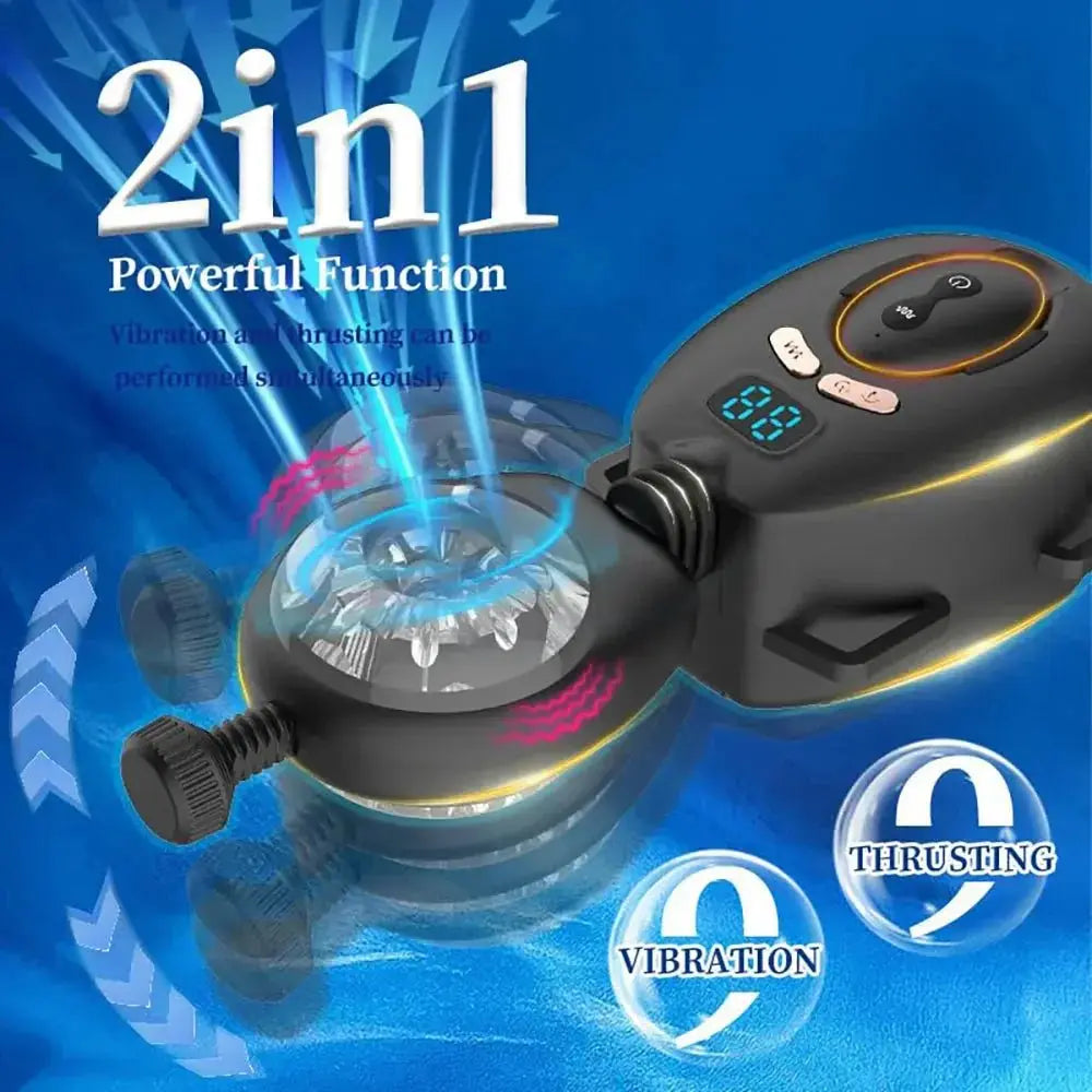 Hands - Free Remote Control Male Masturbator - WOWihte