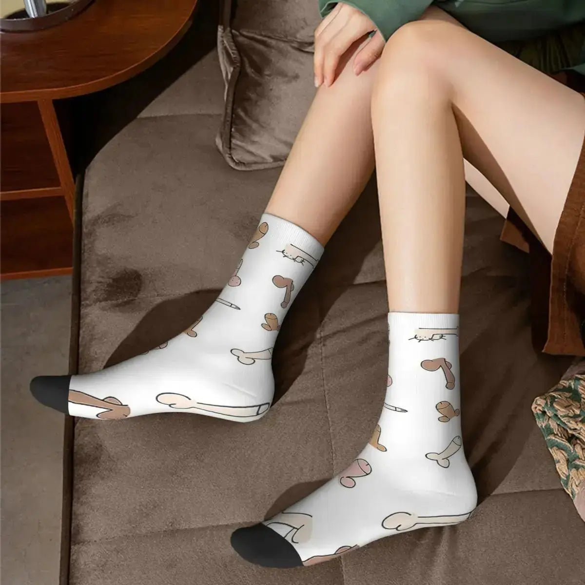 Harajuku Art Crew Socks Unisex - WOWihte