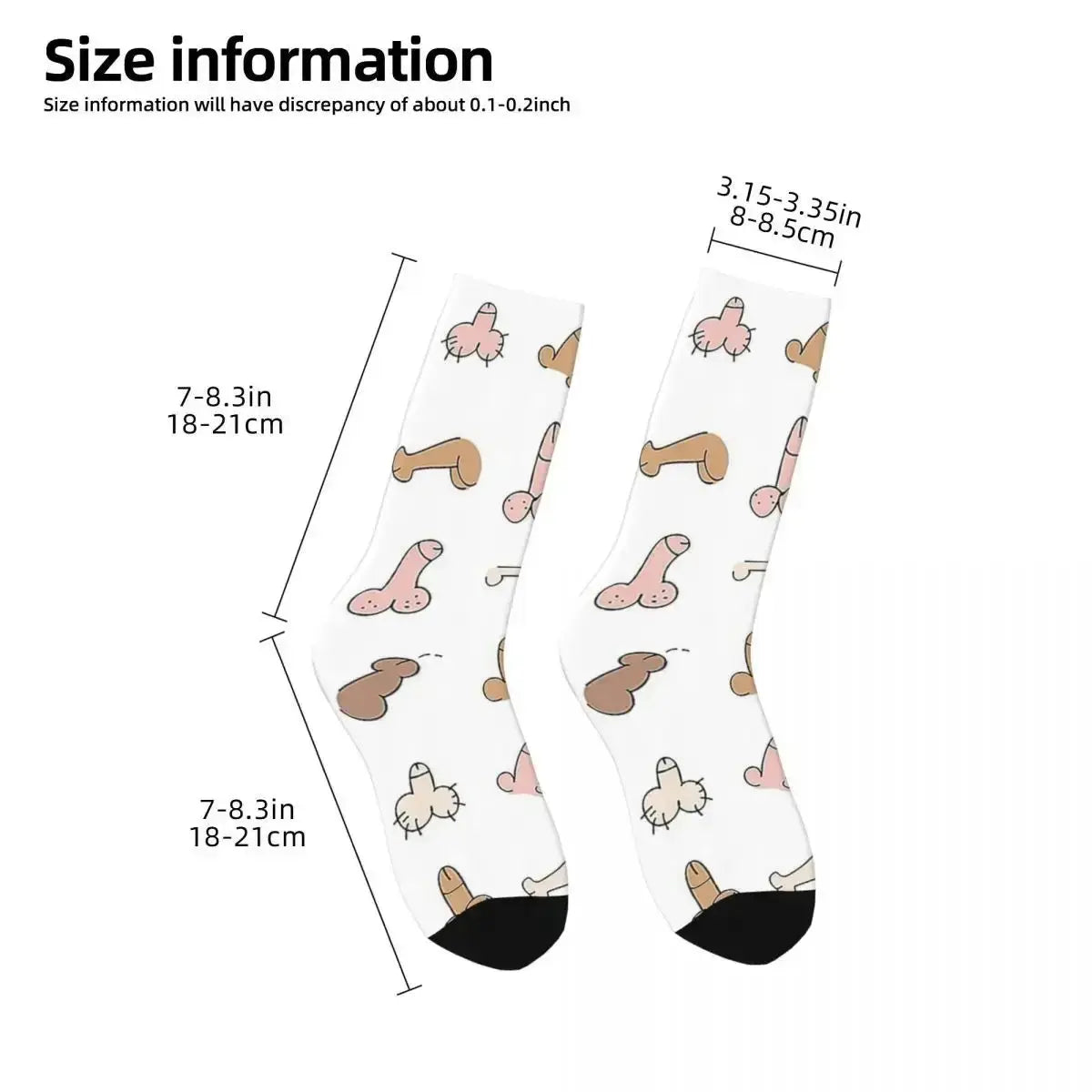 Harajuku Art Crew Socks Unisex - WOWihte