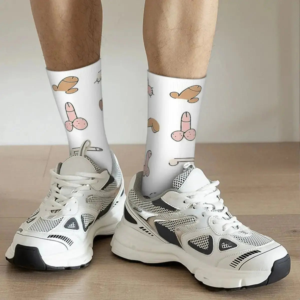 Harajuku Art Crew Socks Unisex - WOWihte