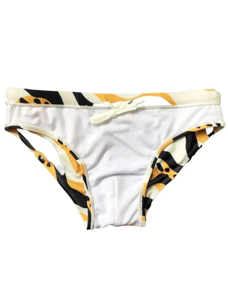 High Elastic Swim Trunks - WOWihte