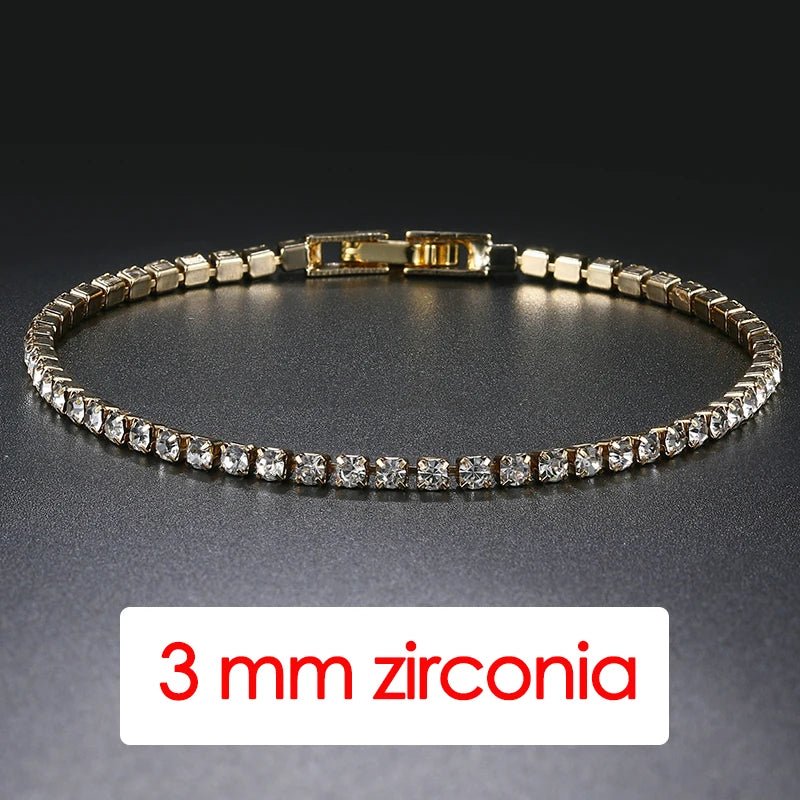 Hip Hop Crystal Tennis Bracelet - WOWihte