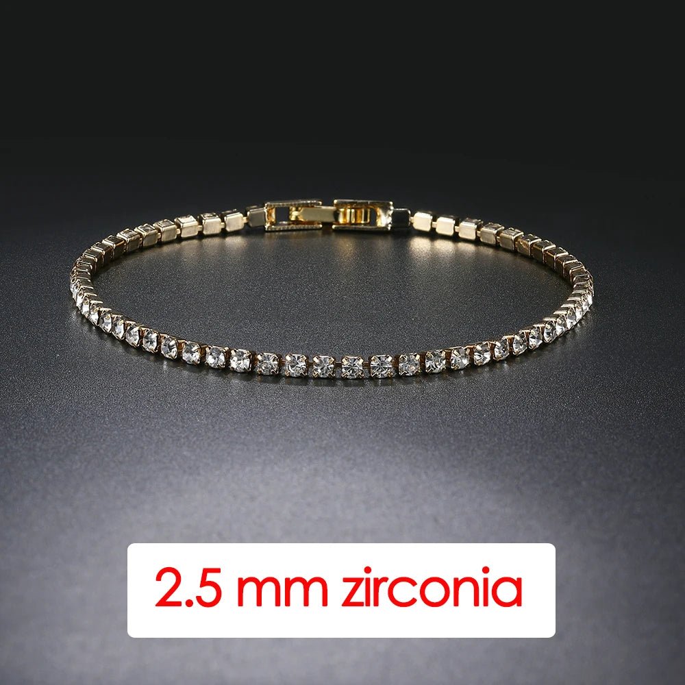 Hip Hop Crystal Tennis Bracelet - WOWihte