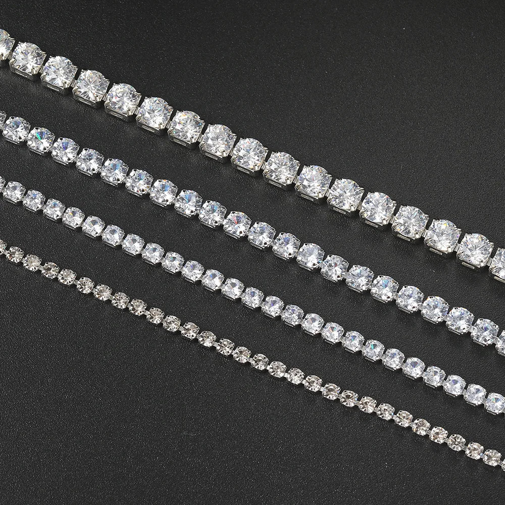 Hip Hop Crystal Tennis Bracelet - WOWihte