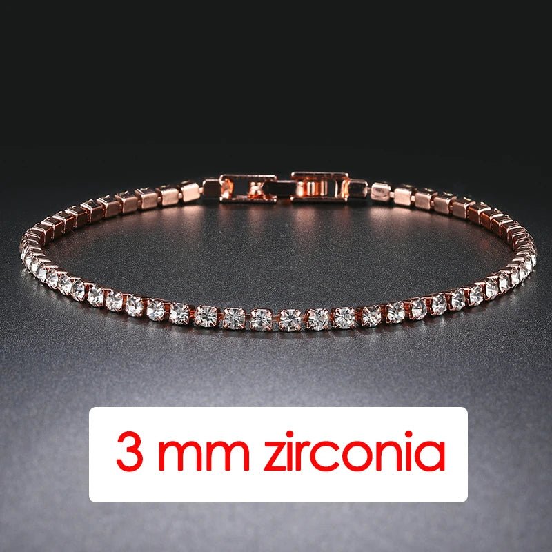 Hip Hop Crystal Tennis Bracelet - WOWihte