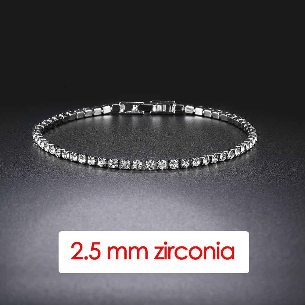 Hip Hop Crystal Tennis Bracelet - WOWihte