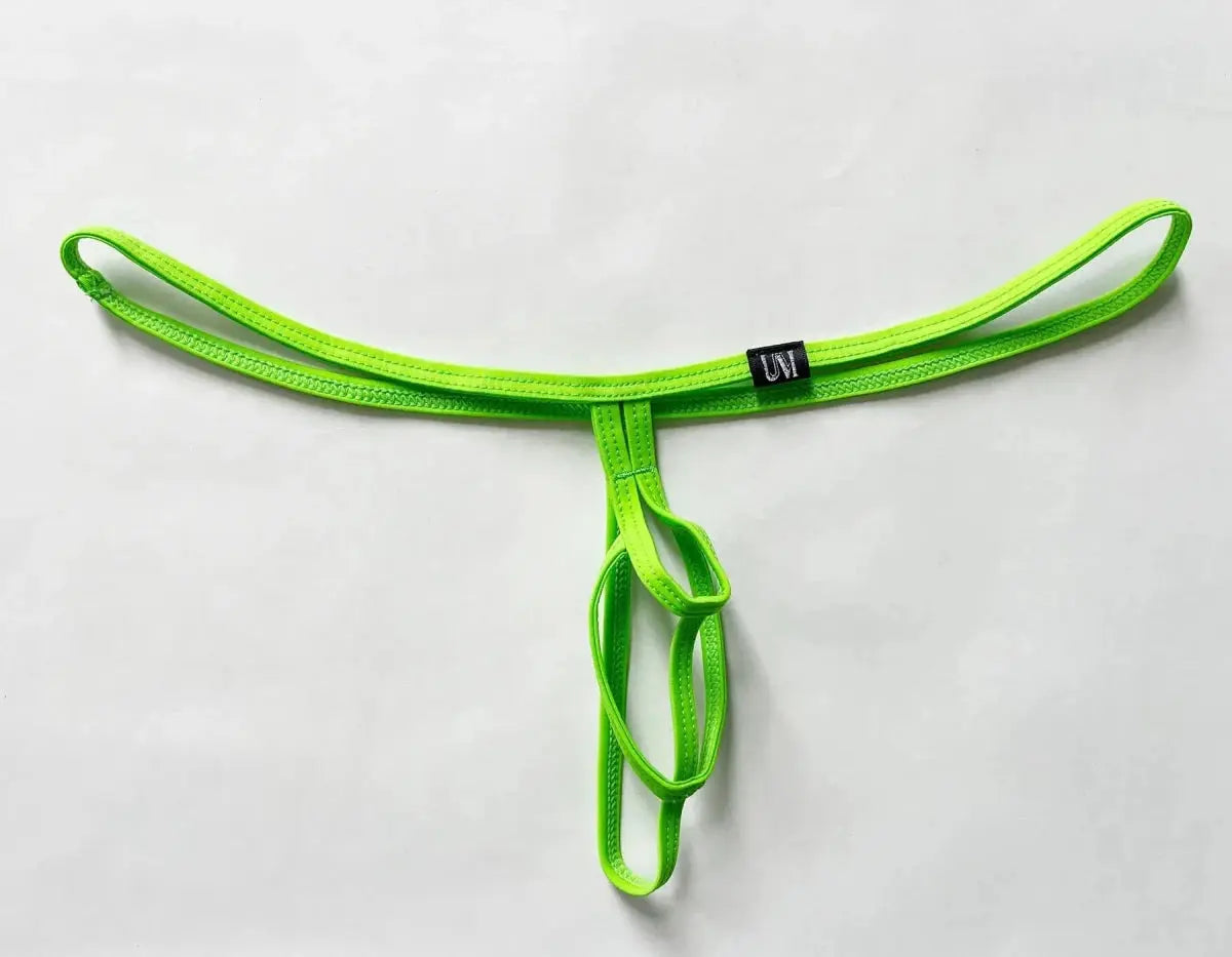 Hollow-Out Design Bullet-Separated Thong - WOWihte