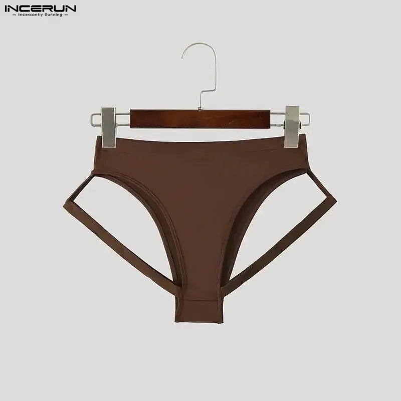 Hollow Out Elastic Waist Shorts - WOWihte