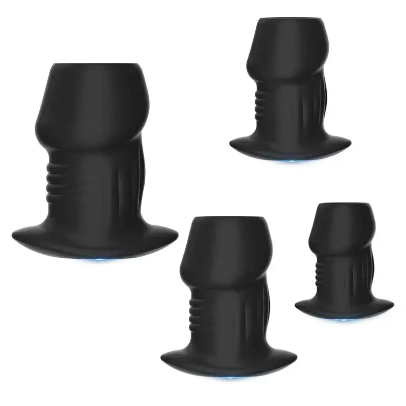 Hollow Silicone Anal Plug Dilator - WOWihte