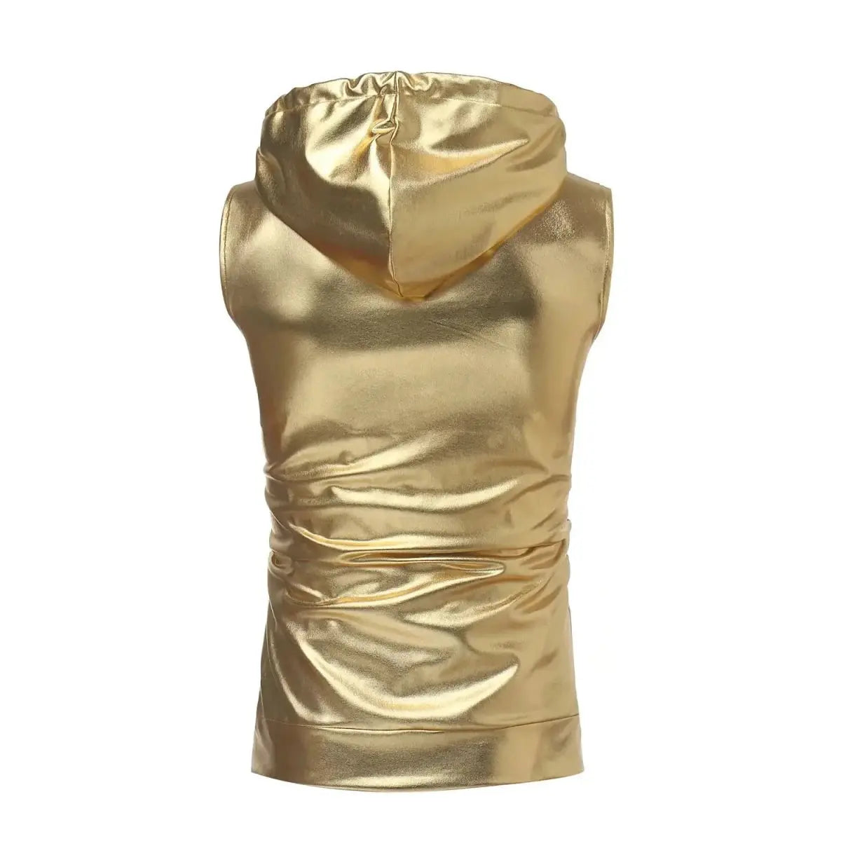 Hooded Zipper Vest Sportswear - WOWihte