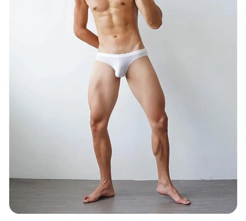 Ice Silk Breathable U - Pouch Briefs - WOWihte