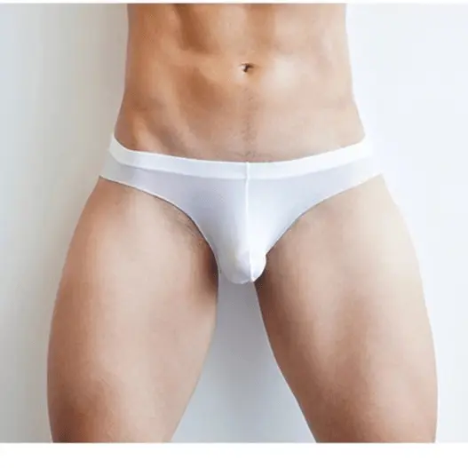 Ice Silk Breathable U - Pouch Briefs - WOWihte