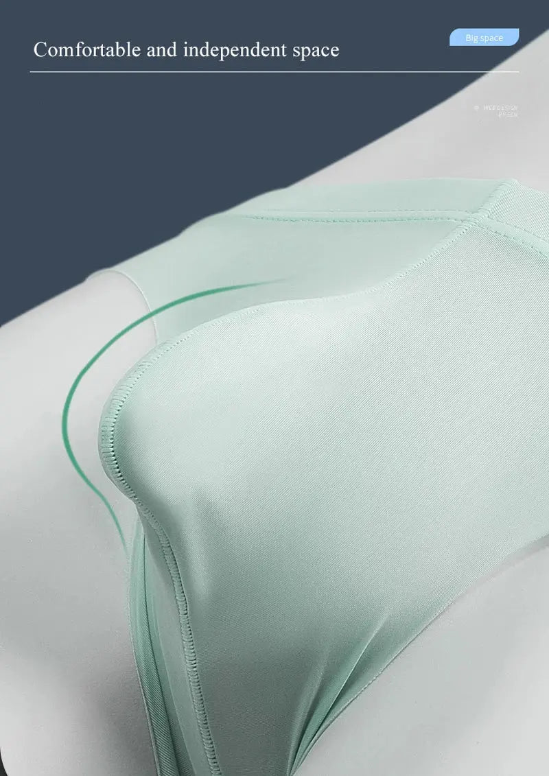 Ice Silk Breathable U - Pouch Briefs - WOWihte