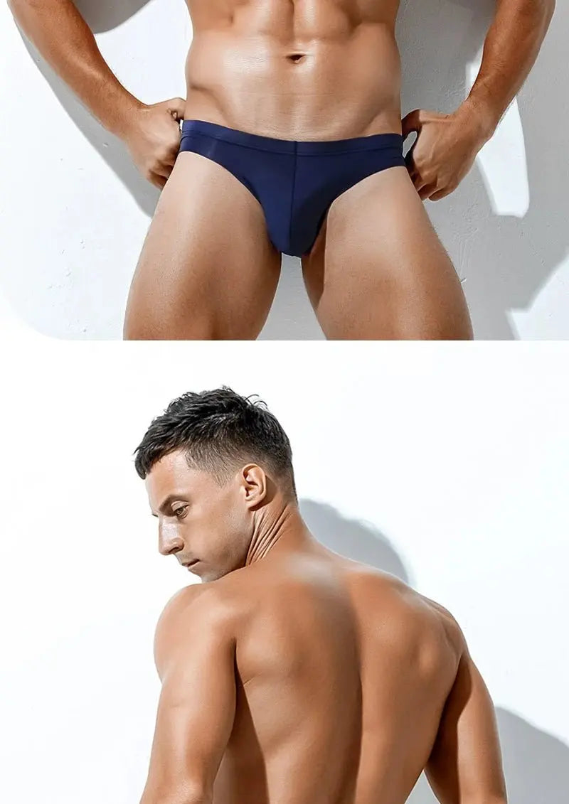 Ice Silk Breathable U - Pouch Briefs - WOWihte