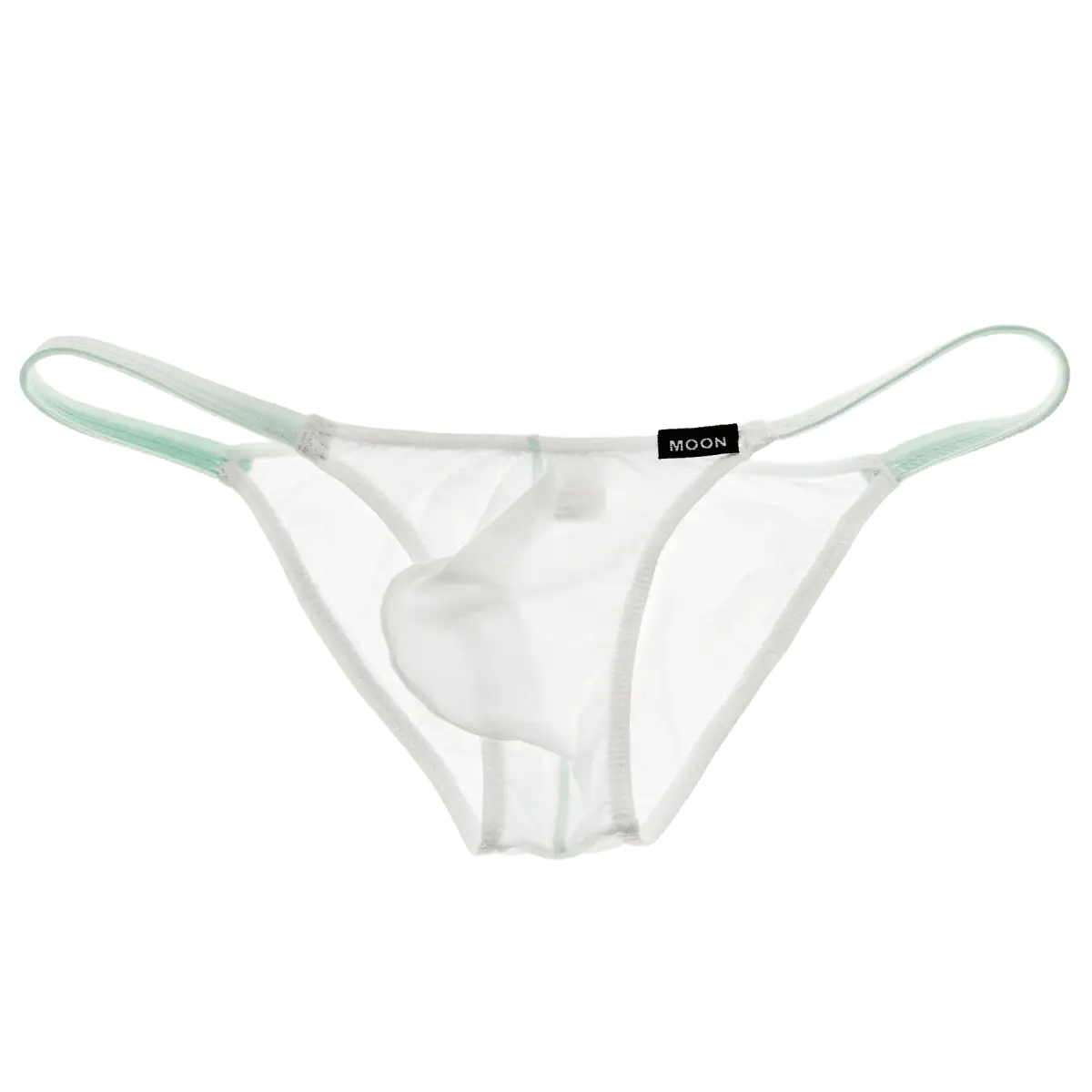 Ice Silk Color Block Briefs - WOWihte