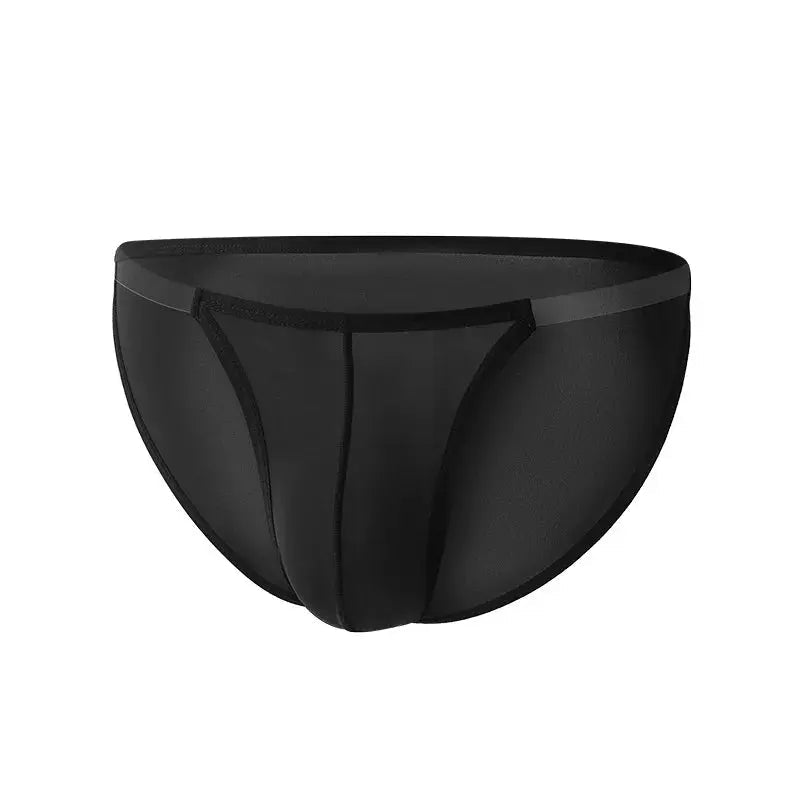 Ice Silk Convex Pouch Briefs - WOWihte
