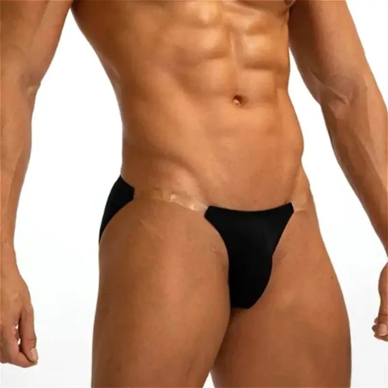 Ice Silk Convex Pouch Briefs - WOWihte