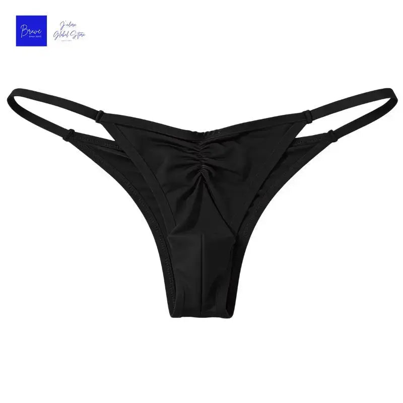 Ice Silk Low-Rise Thongs - WOWihte