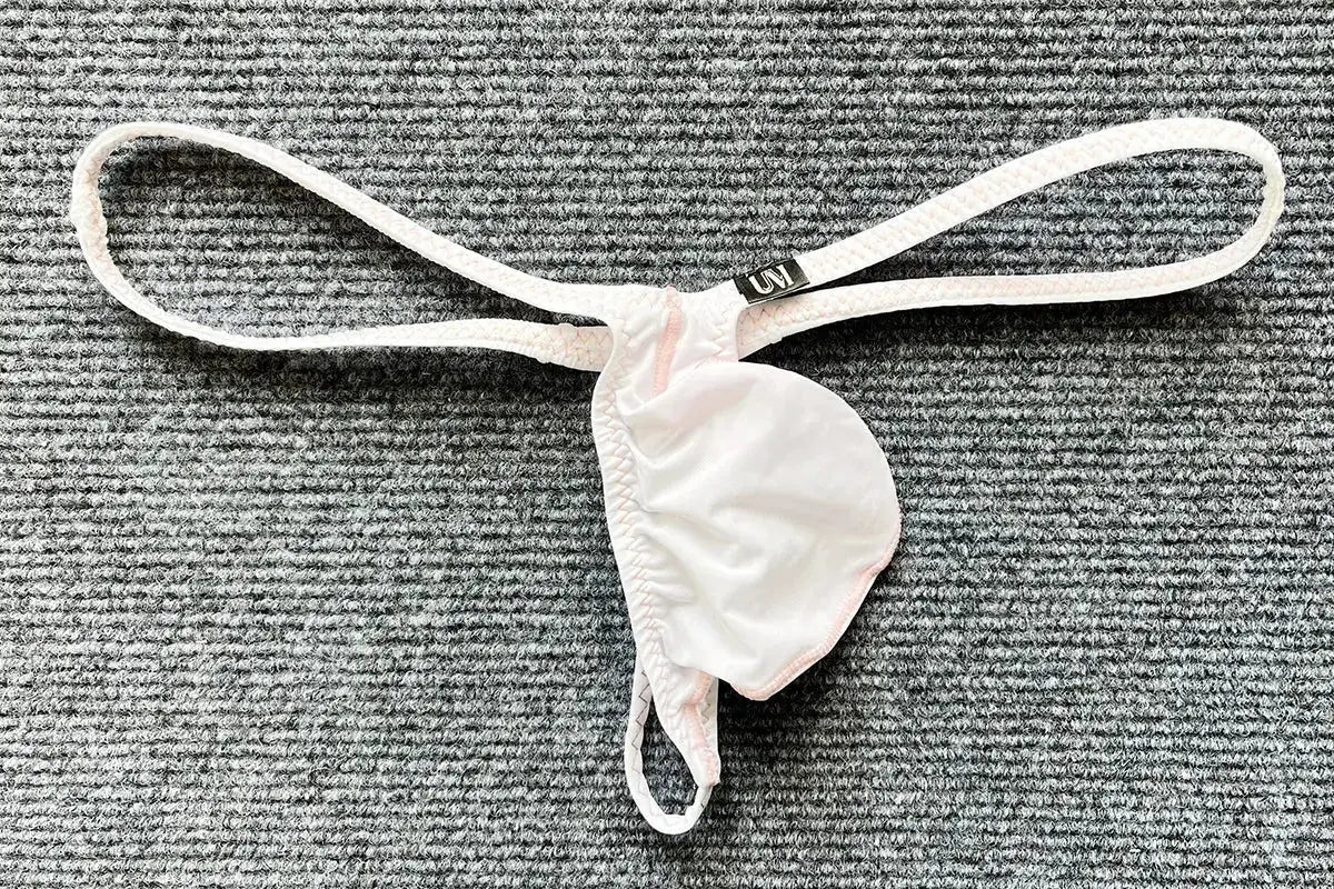 Ice Silk Low-Waist Thong - WOWihte