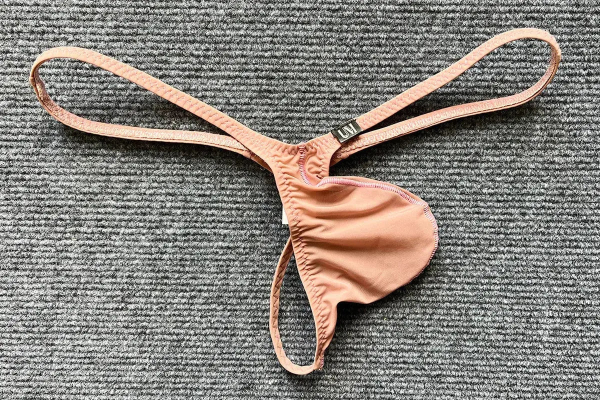 Ice Silk Low-Waist Thong - WOWihte